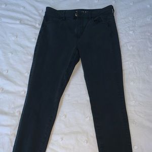 american eagle super stretch black skinny jeans